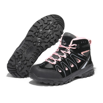 NORTIV 8 Women's Waterproof Hiking Boots Outdoor Trekking Camping Trail Hiking Boots