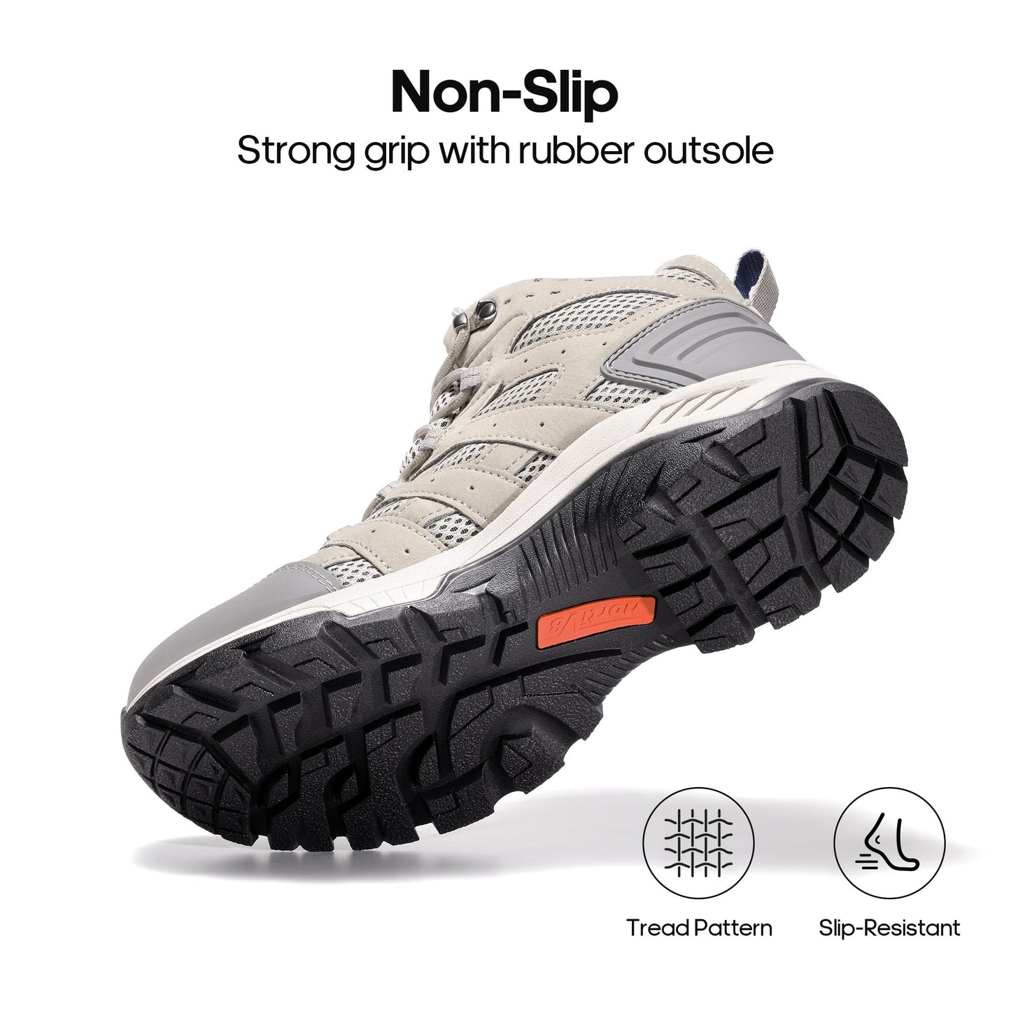 NORTIV 8 Women's Waterproof Hiking Boots Outdoor Trekking Mid Backpacking Mountaineering lightweight boots