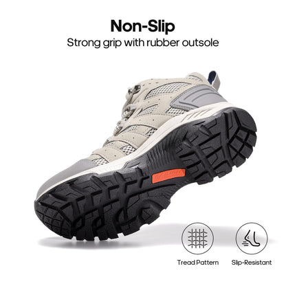 NORTIV 8 Women's Waterproof Hiking Boots Outdoor Trekking Mid Backpacking Mountaineering lightweight boots