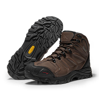 NORTIV 8 Men's Ankle High Waterproof Hiking Boots Outdoor Lightweight Shoes Trekking Trails Armadillo