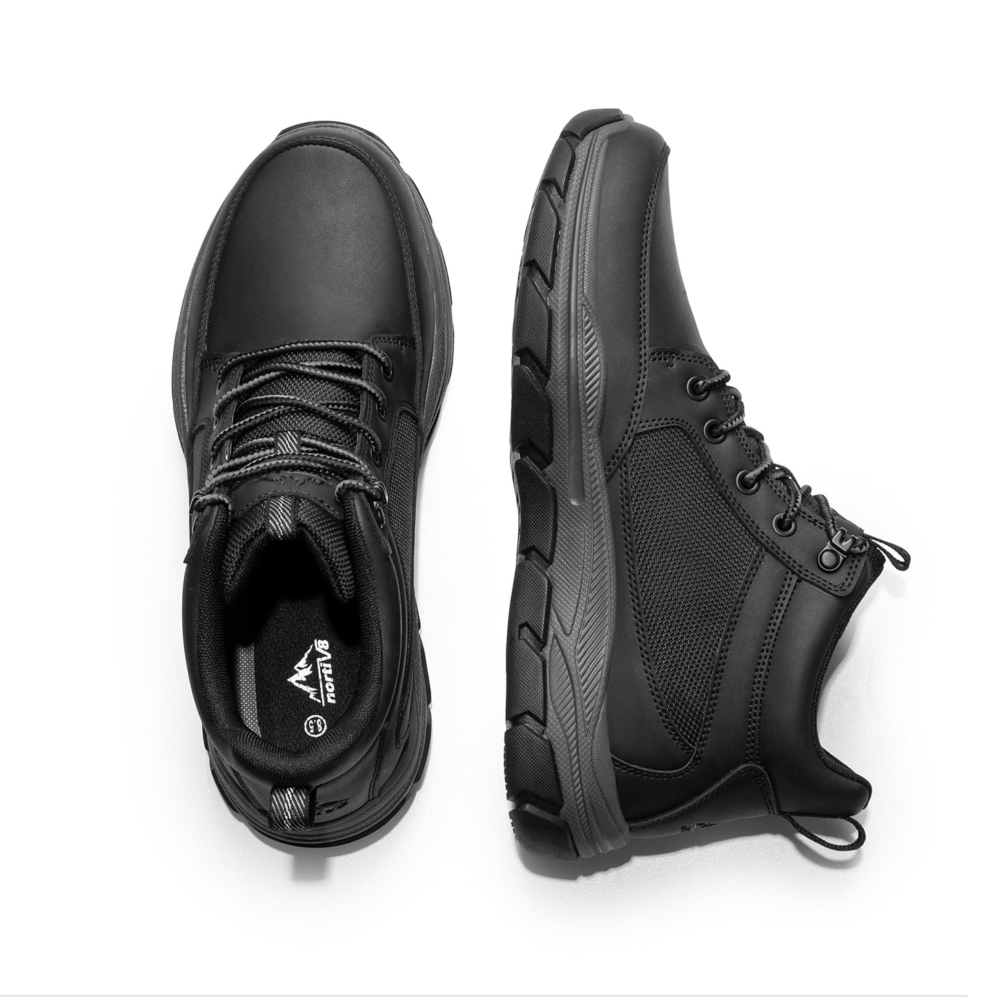 NORTIV 8 Men's Hiking Boots Lightweight Fashion Casual Chukka Ankle Boots Elevation