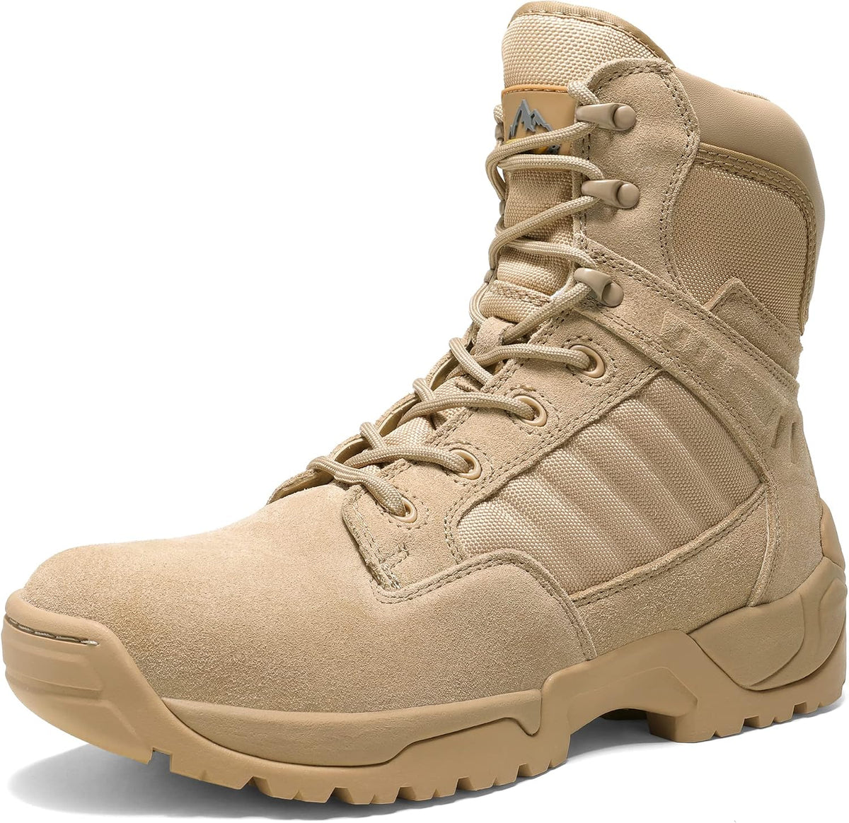NORTIV 8 Men's Side Zipper Military Tactical Work Boots