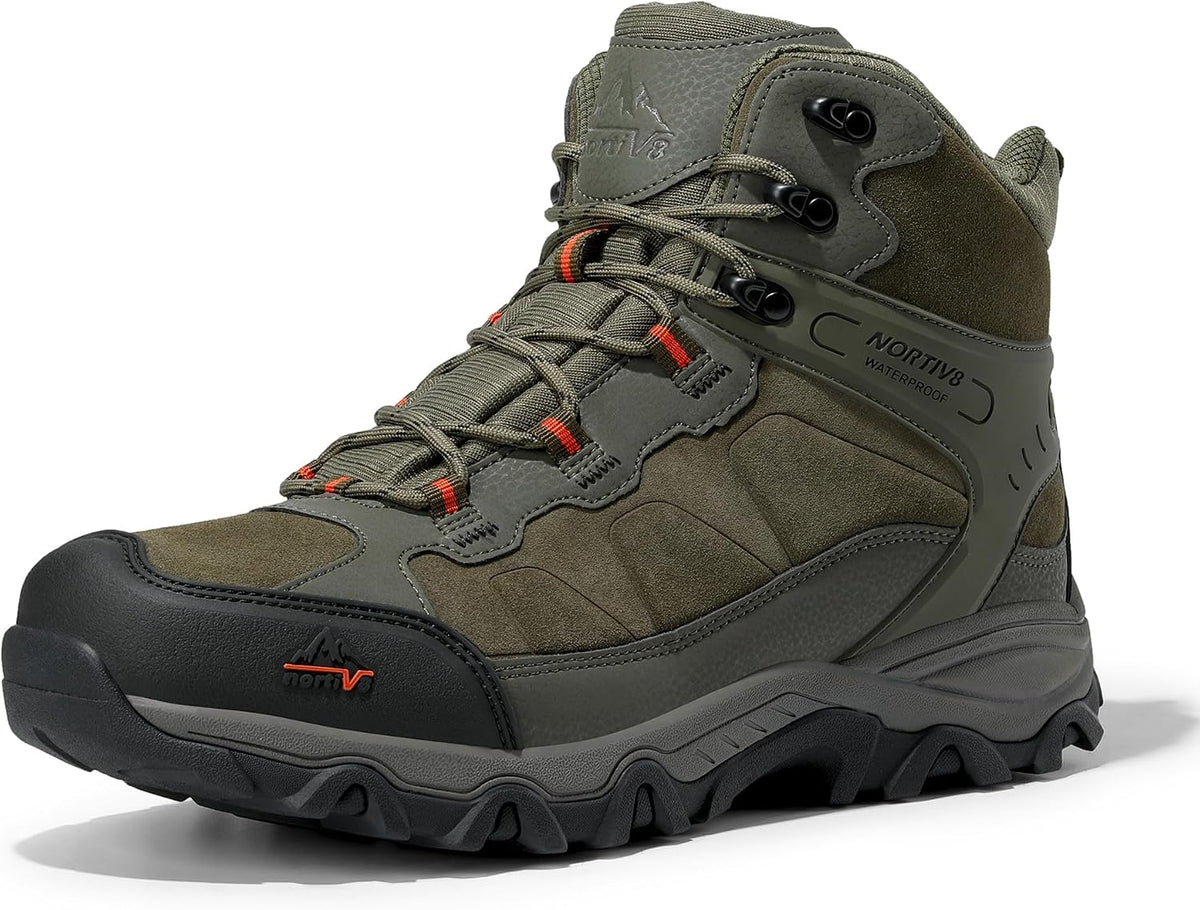 NORTIV 8 Men's Waterproof Lightweight Hiking Boots