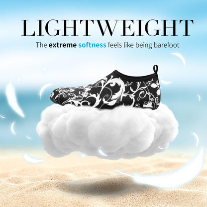 Homitem Water Shoes for Women Men Aqua Socks Swim Beach Pool River Slip-On Barefoot Quick-Dry Vacation Cruise Essentials Accessories for Yoga Kayak Sports