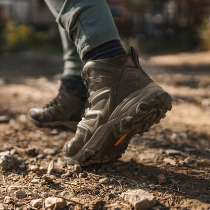 NORTIV 8 Men's Ankle High Waterproof Hiking Boots Outdoor Lightweight Shoes Trekking Trails Armadillo