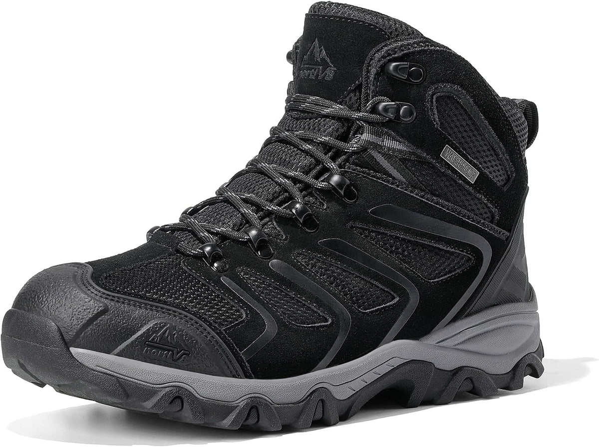 NORTIV 8 Men's Ankle High Waterproof Hiking Boots