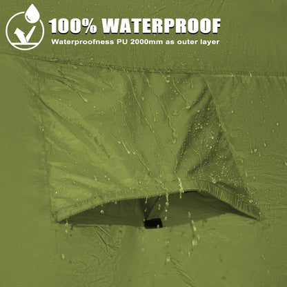 Pickup Truck Tent, Waterproof PU2000mm Double Layer for 6.5 FT Truck Bed, Portable Truck Bed Tent for Camping, Blue