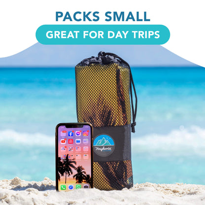 Youphoria Microfiber Travel Towel Fast Drying Lightweight - Quick Dry Towel for Camping, Beach, Backpacking, Hiking & Sport