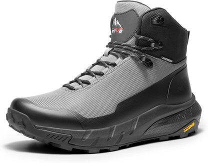 NORTIV 8 Men's Lightweight Breathable Hiking Boots | Waterproof Hiking Boots for Backpacking, Camping, Trekking and Mountaineering HydroTrek