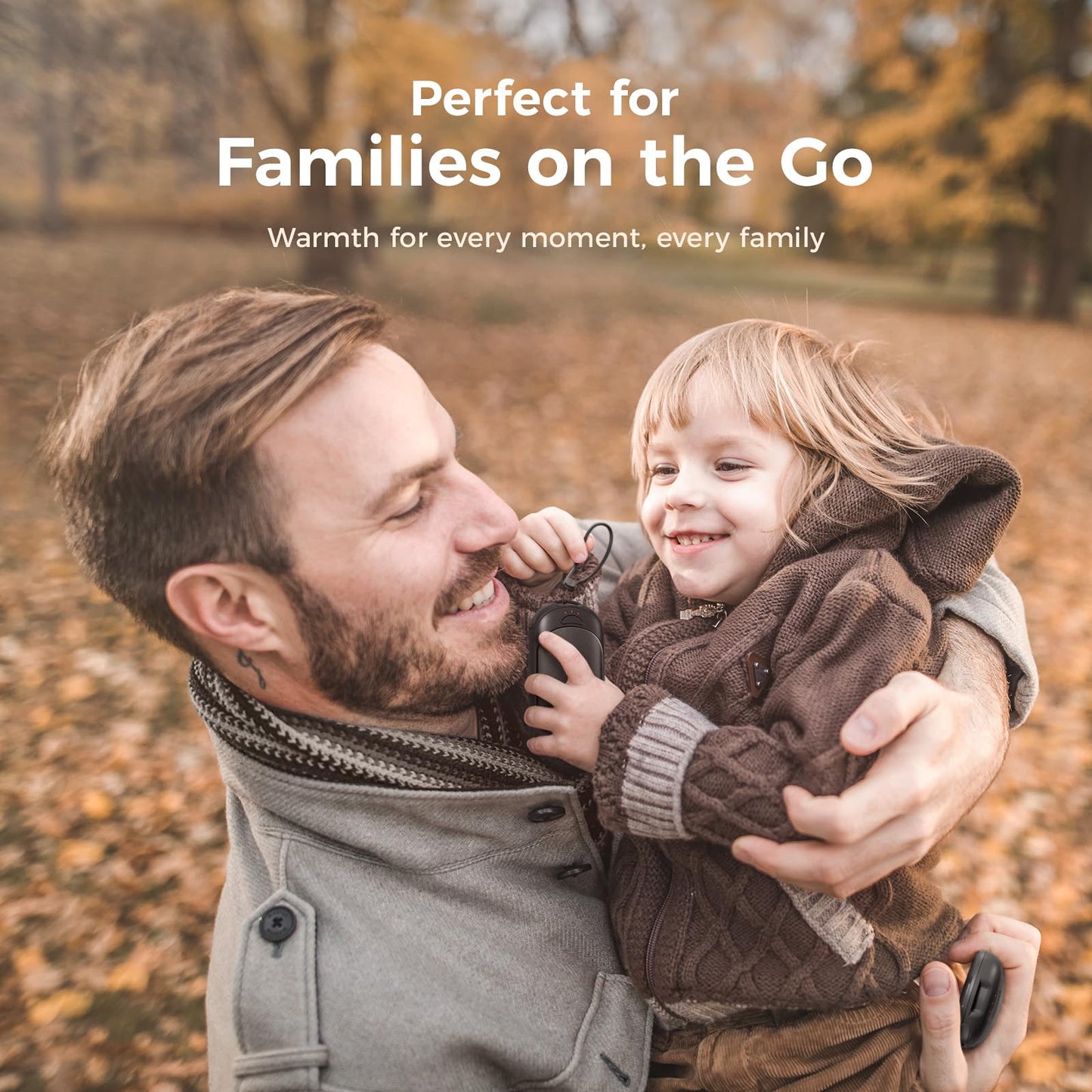 OCOOPA Magnetic Hand Warmers Rechargeable 2 Pack, AI Electric Handwarmers, Fast Heating, 3-Settings, UL Certified, Portable Heater, Gloves Fitting, Travel Essentials, Gifts Women Men, UT3 Lite