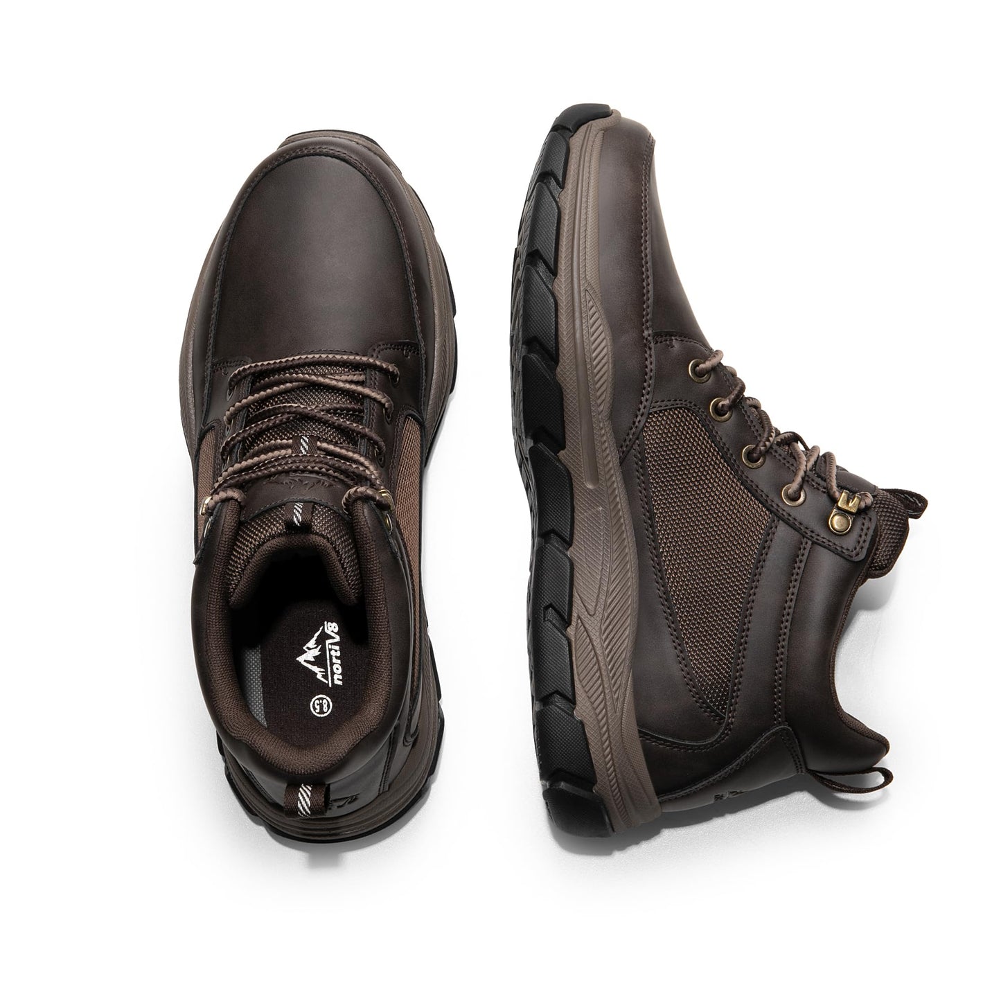 NORTIV 8 Men's Hiking Boots Lightweight Fashion Casual Chukka Ankle Boots Elevation