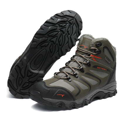NORTIV 8 Men's Ankle High Waterproof Hiking Boots Outdoor Lightweight Shoes Trekking Trails Armadillo