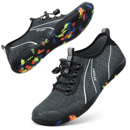 ATHMILE Water Shoes for Men Women River Shoes Adult Swim Beach Lake Pool Aqua Socks Barefoot Quick Dry for Hiking Surfing Kayaking Size