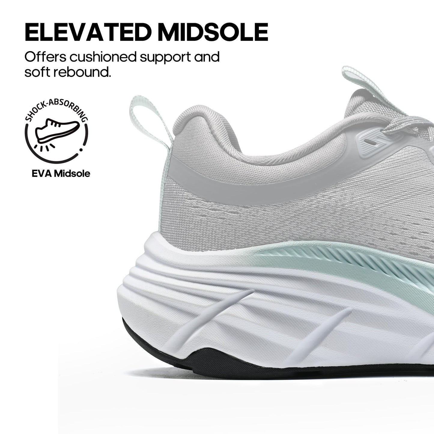 NORTIV 8 Women's Walking Shoes Cushion Comfortable ActiveBreeze Running Tennis Shoes Non-Slip Workout Gym Sports Athletic Breathable Fashion Sneakers