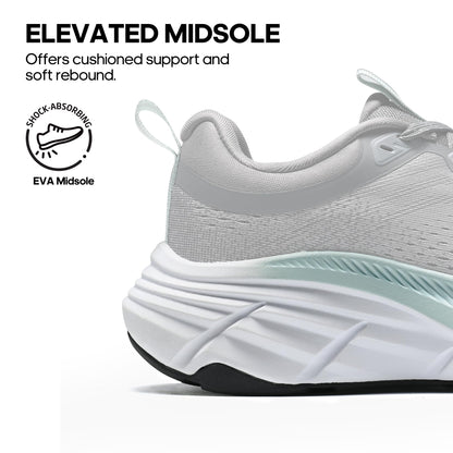 NORTIV 8 Women's Walking Shoes Cushion Comfortable ActiveBreeze Running Tennis Shoes Non-Slip Workout Gym Sports Athletic Breathable Fashion Sneakers