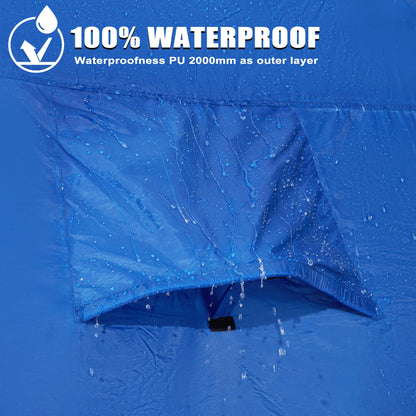 Pickup Truck Tent, Waterproof PU2000mm Double Layer for 6.5 FT Truck Bed, Portable Truck Bed Tent for Camping, Blue