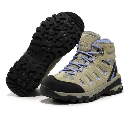 NORTIV 8 Women's Waterproof Hiking Boots Outdoor Trekking Camping Trail Hiking Boots