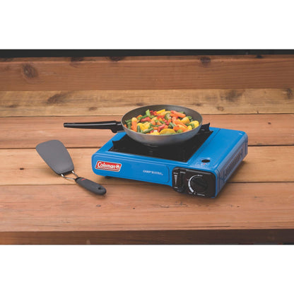 Coleman Classic 1-Burner Butane Stove, Portable Camping Stove with Carry Case & Push-Button Starter, Includes Precise Temperature Control & 7,650 BTUs of Power for Camping, Tailgating, & More