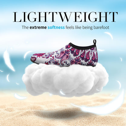 Homitem Water Shoes for Women Men Aqua Socks Swim Beach Pool River Slip-On Barefoot Quick-Dry Vacation Cruise Essentials Accessories for Yoga Kayak Sports