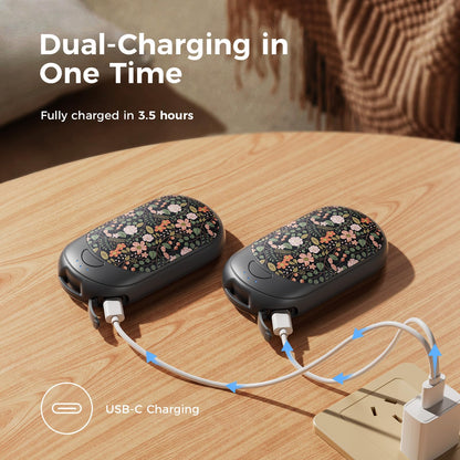 OCOOPA Magnetic Hand Warmers Rechargeable 2 Pack, AI Electric Handwarmers, Fast Heating, 3-Settings, UL Certified, Portable Heater, Gloves Fitting, Travel Essentials, Gifts Women Men, UT3 Lite