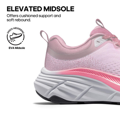 NORTIV 8 Women's Walking Shoes Cushion Comfortable ActiveBreeze Running Tennis Shoes Non-Slip Workout Gym Sports Athletic Breathable Fashion Sneakers