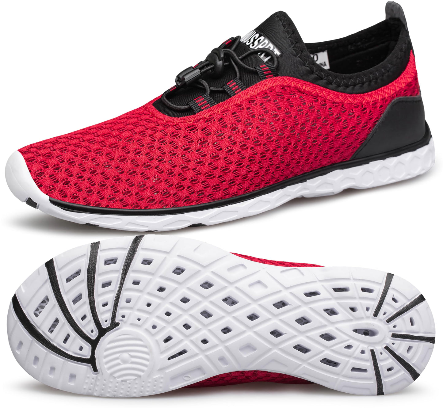 DOUSSPRT Men's Water Shoes Quick Drying Sports Aqua Shoes