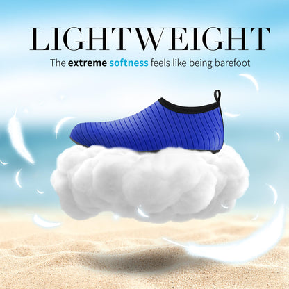 Homitem Water Shoes for Women Men Aqua Socks Swim Beach Pool River Slip-On Barefoot Quick-Dry Vacation Cruise Essentials Accessories for Yoga Kayak Sports