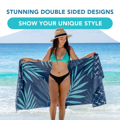 Youphoria Microfiber Travel Towel Fast Drying Lightweight - Quick Dry Towel for Camping, Beach, Backpacking, Hiking & Sport