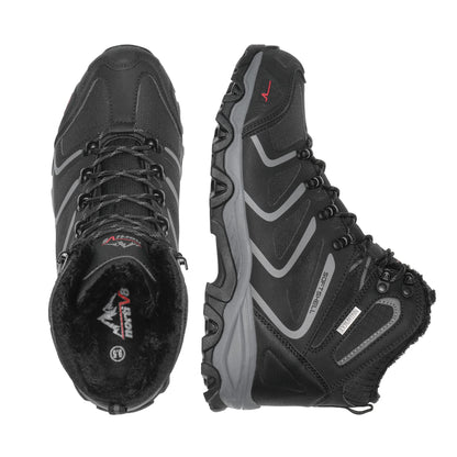 NORTIV 8 Men's Ankle High Waterproof Hiking Boots Outdoor Lightweight Shoes Trekking Trails Armadillo