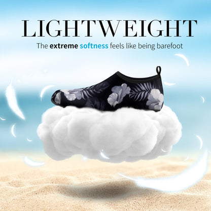 Homitem Water Shoes for Women Men Aqua Socks Swim Beach Pool River Slip-On Barefoot Quick-Dry Vacation Cruise Essentials Accessories for Yoga Kayak Sports