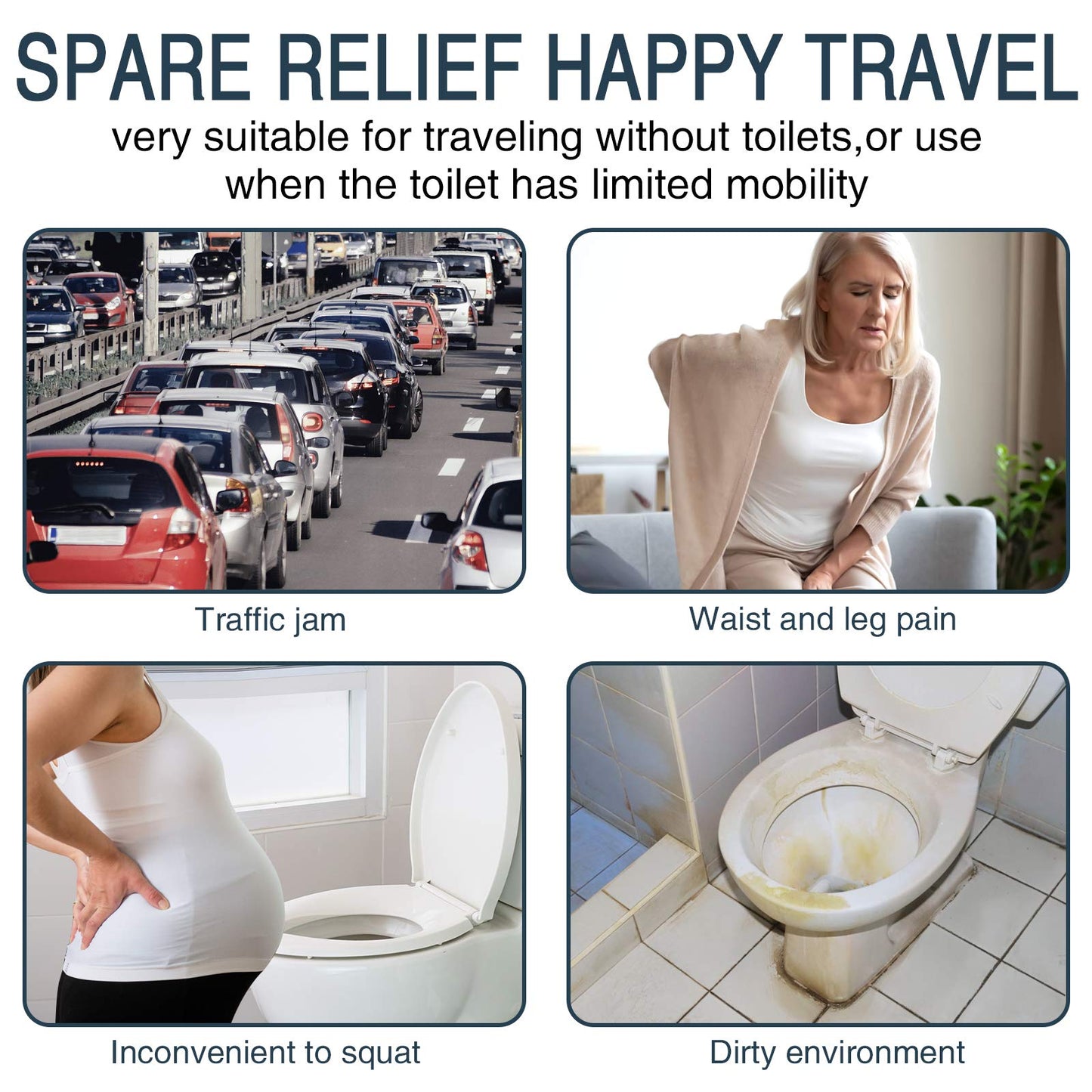 Female Urination Device,Reusable Silicone Female Urinal Foolproof Women Pee Funnel Allows Women to Pee Standing Up,Women's Urinal with Drawstring Bags is The Perfect Companion for Travel and Outdoor