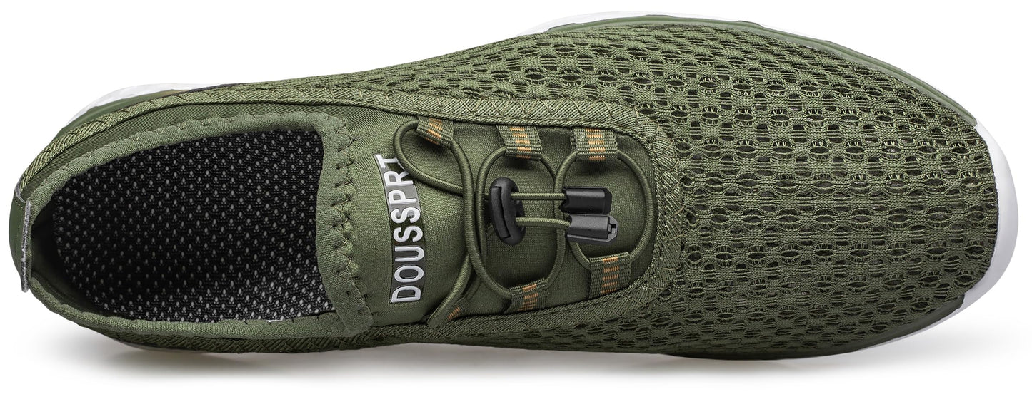 DOUSSPRT Men's Water Shoes Quick Drying Sports Aqua Shoes