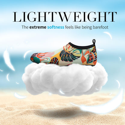 Homitem Water Shoes for Women Men Aqua Socks Swim Beach Pool River Slip-On Barefoot Quick-Dry Vacation Cruise Essentials Accessories for Yoga Kayak Sports