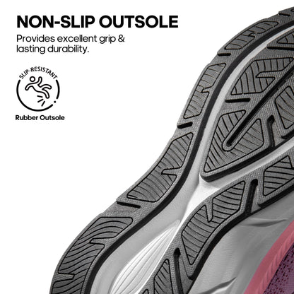 NORTIV 8 Women's Walking Shoes Cushion Comfortable ActiveBreeze Running Tennis Shoes Non-Slip Workout Gym Sports Athletic Breathable Fashion Sneakers