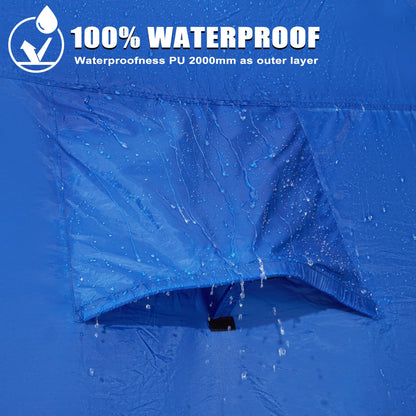 Pickup Truck Tent, Waterproof PU2000mm Double Layer for 6.5 FT Truck Bed, Portable Truck Bed Tent for Camping, Blue