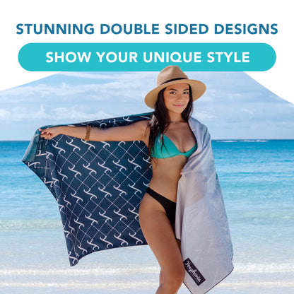 Youphoria Microfiber Travel Towel Fast Drying Lightweight - Quick Dry Towel for Camping, Beach, Backpacking, Hiking & Sport