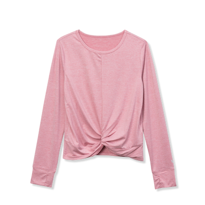 Eddie Bauer Girls Trail Twist Front LS Top alternate view 2