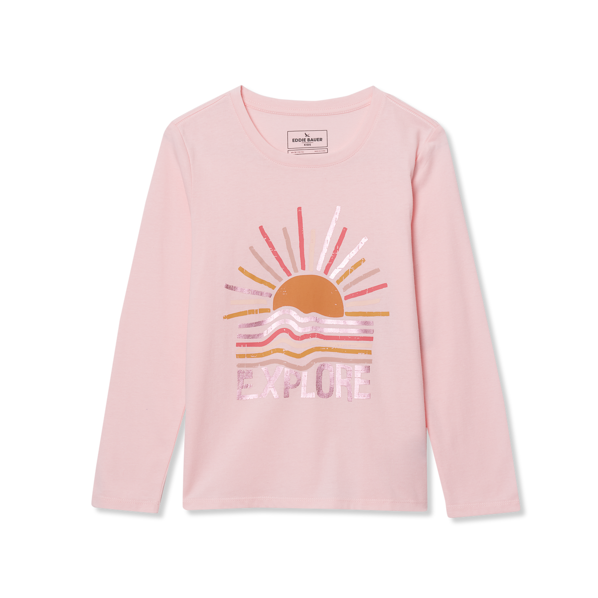 Eddie Bauer Girls Graphic Long Sleeve Tee alternate view 5