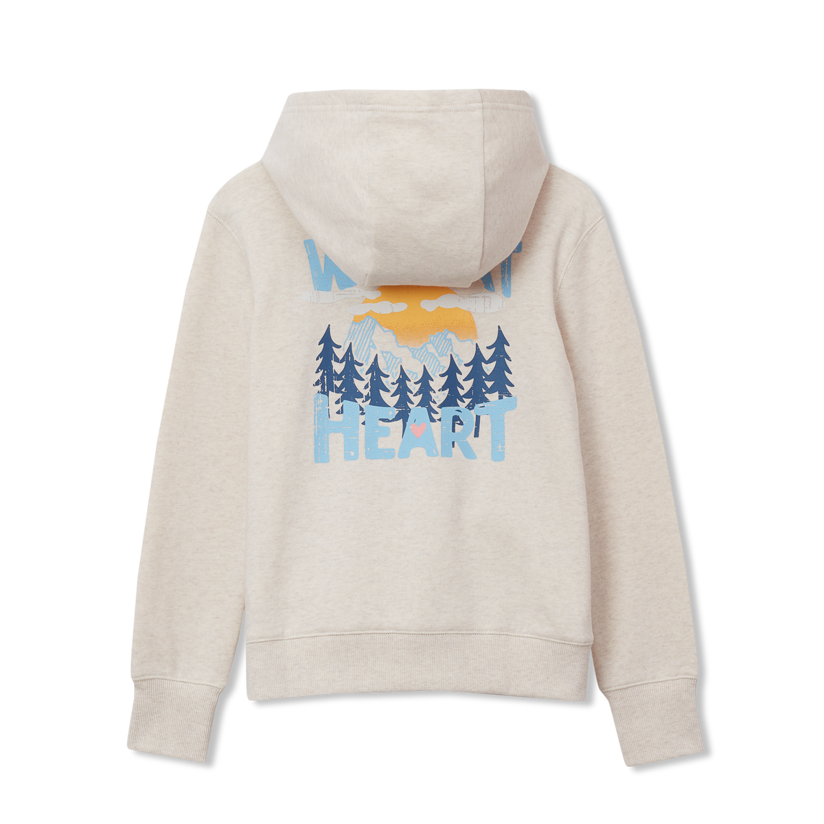 Eddie Bauer Girls Graphic Camp Fleece Hoodie alternate view 3