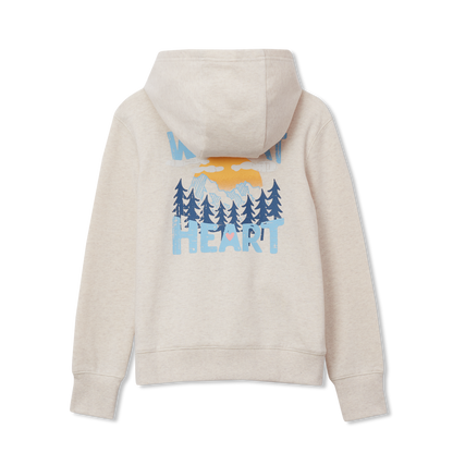 Eddie Bauer Girls Graphic Camp Fleece Hoodie alternate view 3