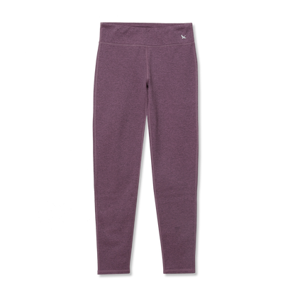 Eddie Bauer Girls Plush Lined Leggings - Heather alternate view 3