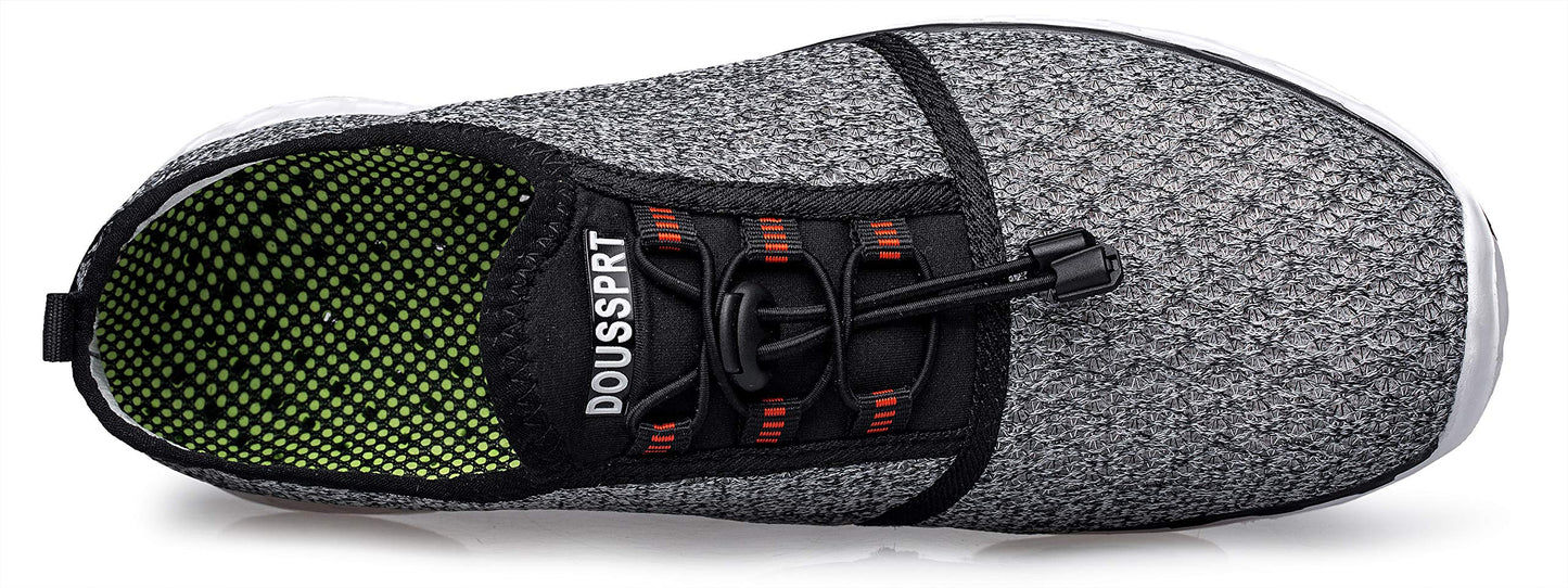 DOUSSPRT Men's Water Shoes Quick Drying Sports Aqua Shoes