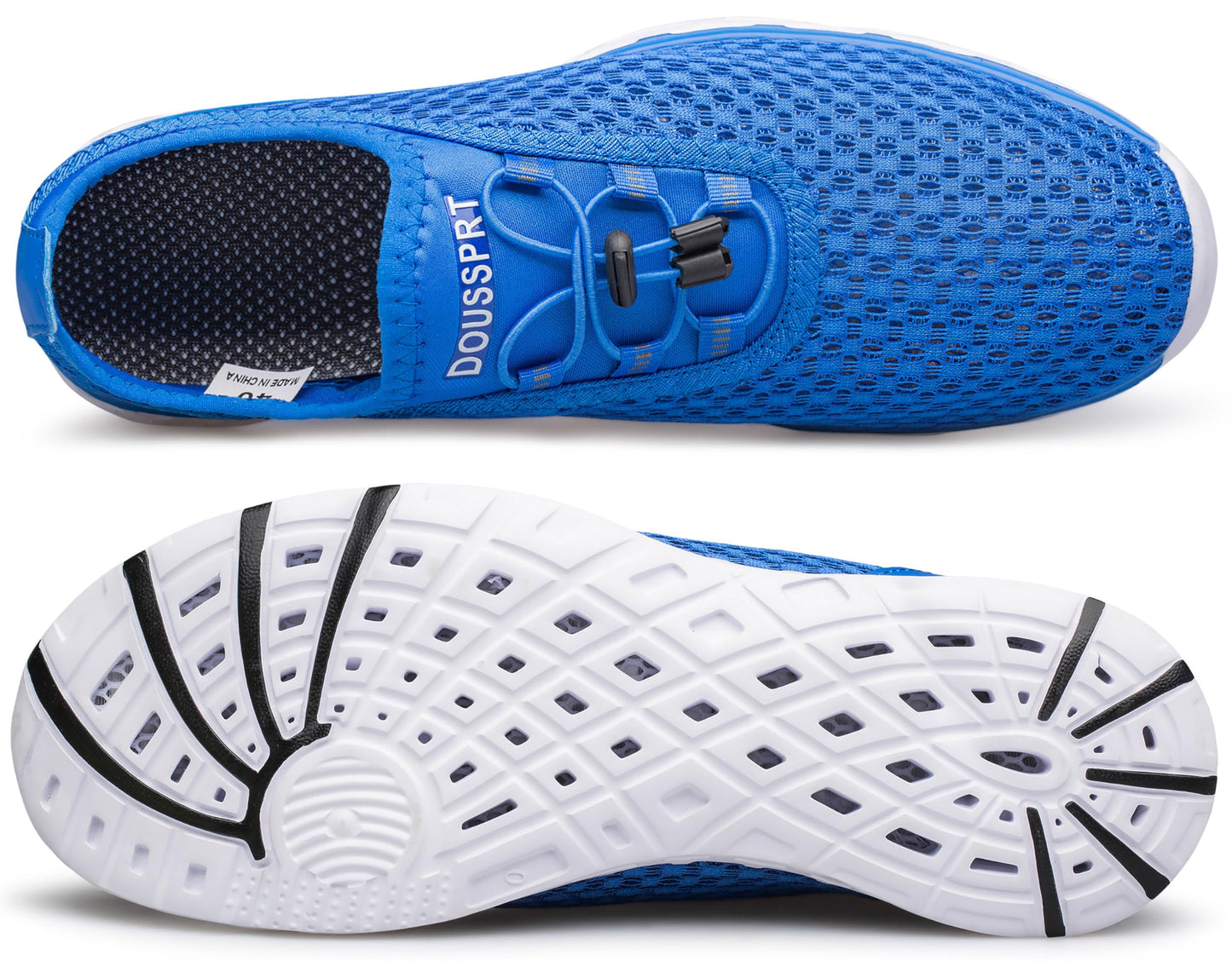 DOUSSPRT Men's Water Shoes Quick Drying Sports Aqua Shoes