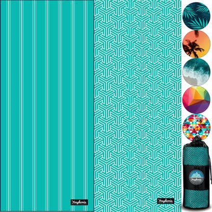 Youphoria Microfiber Travel Towel Fast Drying Lightweight - Quick Dry Towel for Camping, Beach, Backpacking, Hiking & Sport