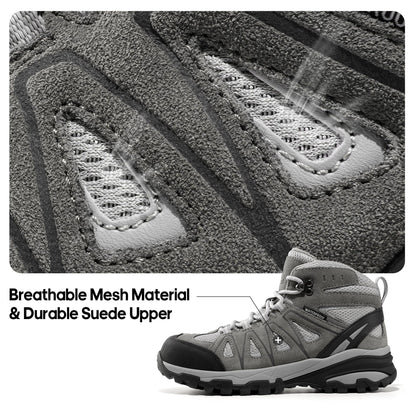 NORTIV 8 Women's Waterproof Hiking Boots Outdoor Trekking Camping Trail Hiking Boots