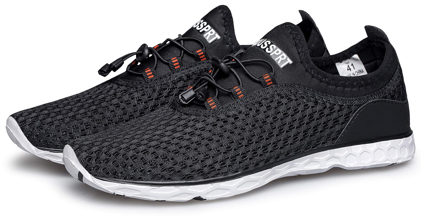 DOUSSPRT Men's Water Shoes Quick Drying Sports Aqua Shoes
