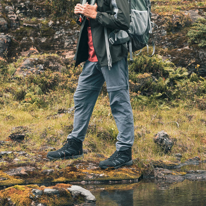 NORTIV 8 Men's Ankle High Waterproof Hiking Boots Outdoor Lightweight Shoes Trekking Trails Armadillo