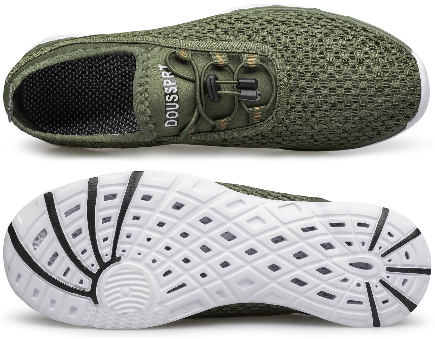 DOUSSPRT Men's Water Shoes Quick Drying Sports Aqua Shoes