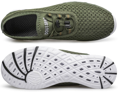 DOUSSPRT Men's Water Shoes Quick Drying Sports Aqua Shoes