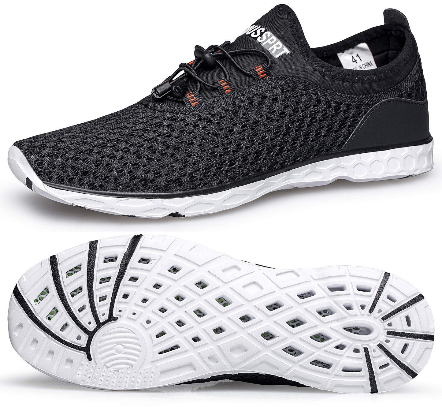 DOUSSPRT Men's Water Shoes Quick Drying Sports Aqua Shoes